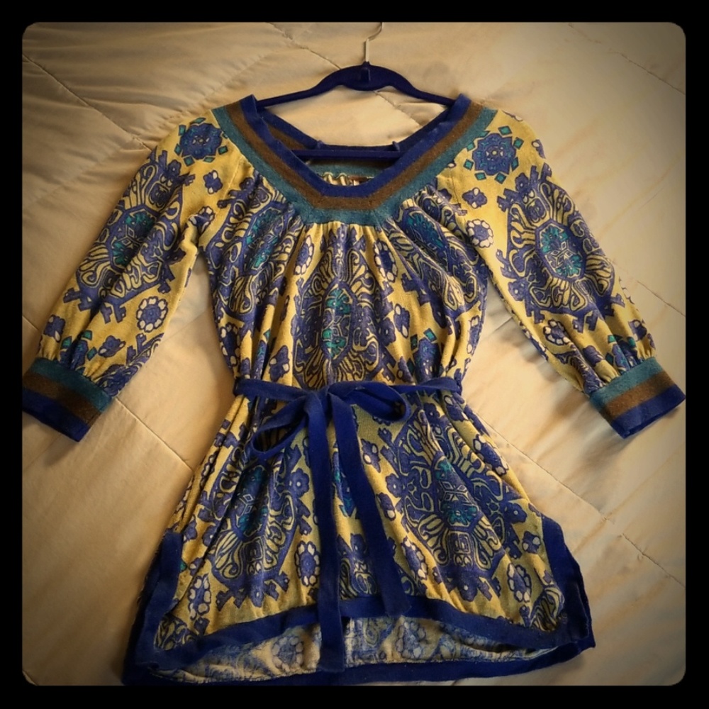 Free People Tunic Length Lightweight Sweater